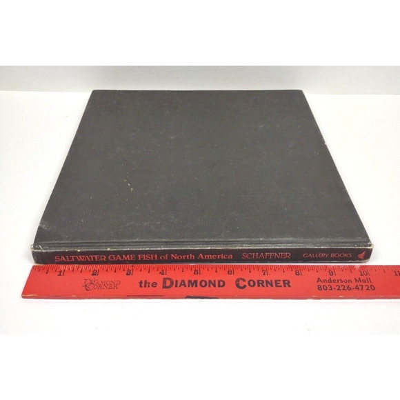 Saltwater Game Fish of North America Book Herbert A. Schaffner 1989 Hunting VTG - Picture 12 of 12